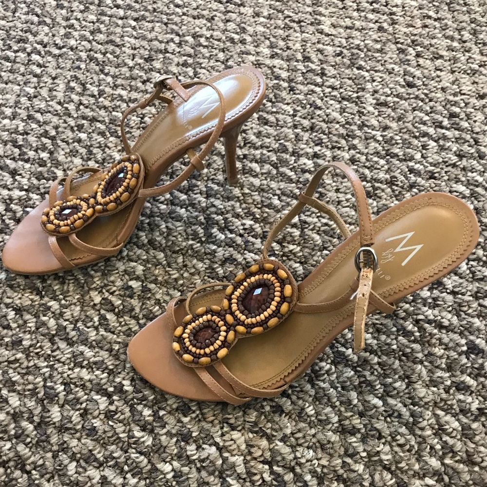 Strappy summer sandal heels